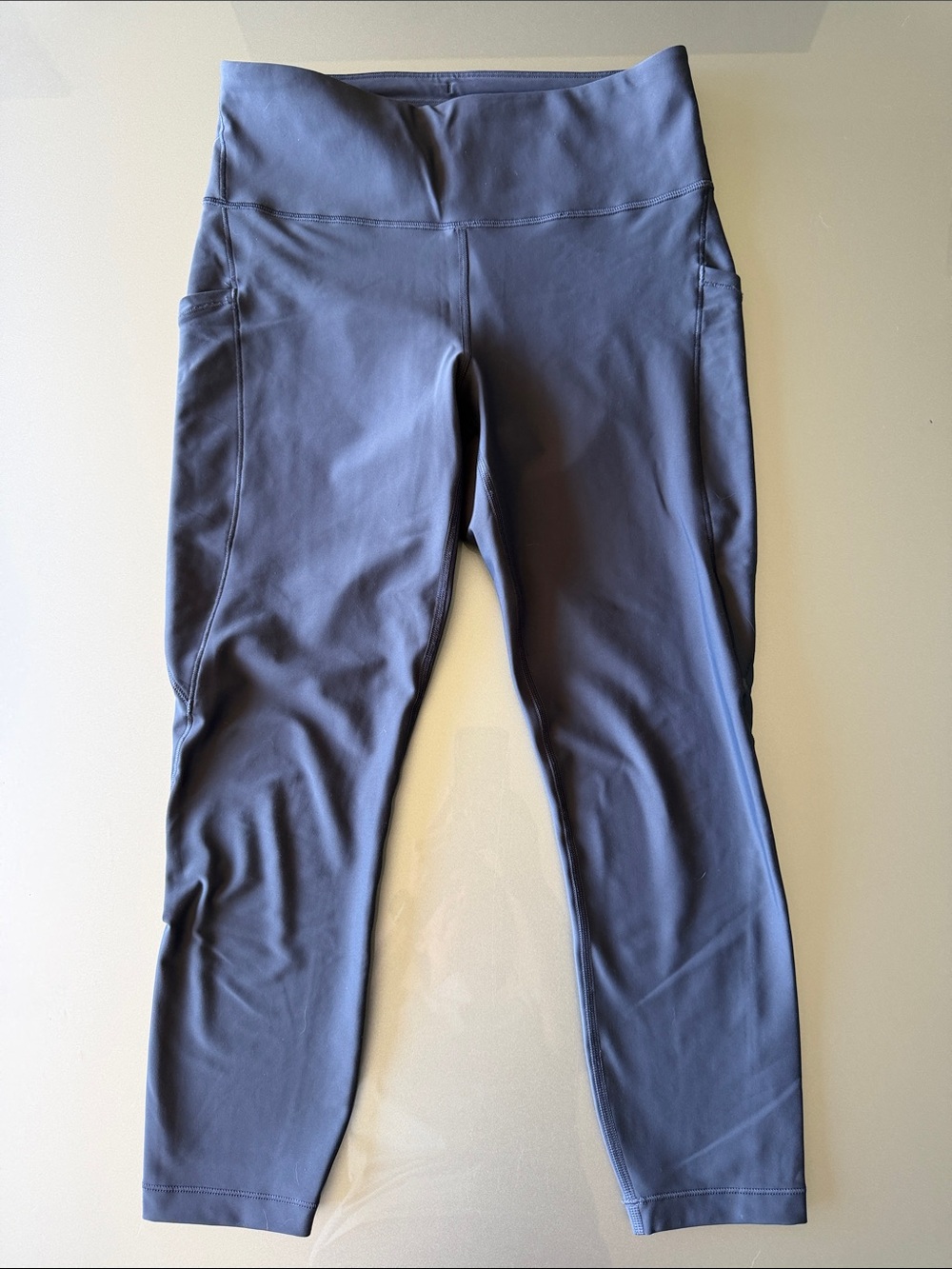 Athleta Interval Stash 7/8 Tight by blue gray medium